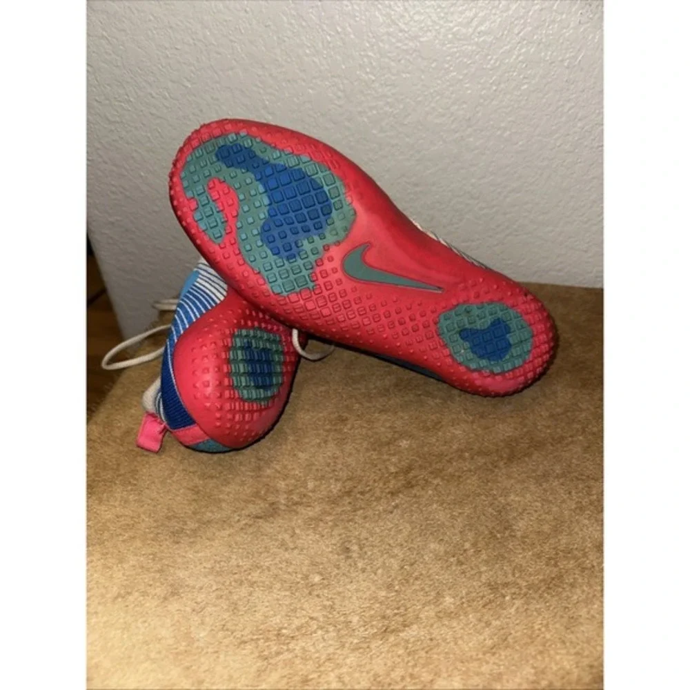 Nike Womens Free Hyperfeel Cross Minimalist Shoes‎ Blue Pink Sz 8 638348-400